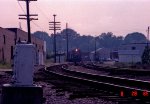 SBD 5870 heads to a meet at the south end of the yard